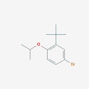 molecular formula C13H19BrO B12090770 4-Bromo-2-(tert-butyl)-1-isopropoxybenzene 