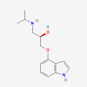 molecular formula C14H20N2O2 B1209078 (R)-pindolol CAS No. 68374-35-6