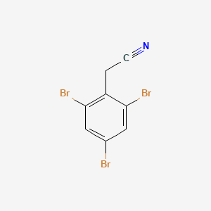 molecular formula C8H4Br3N B12090780 2-(2,4,6-Tribromophenyl)acetonitrile 