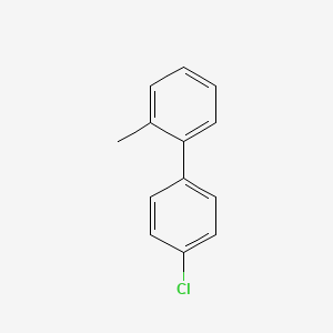 molecular formula C13H11Cl B12090790 4'-Chloro-2-methyl-1,1'-biphenyl CAS No. 89346-57-6