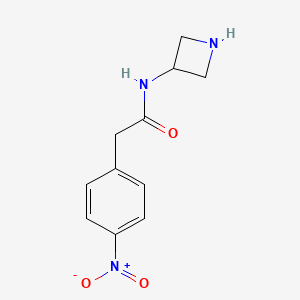 N-(azetidin-3-yl)-2-(4-nitrophenyl)acetamide