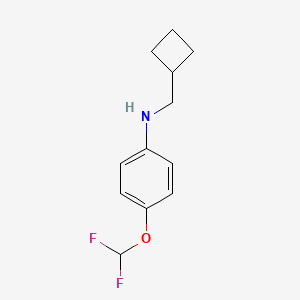 N-(cyclobutylmethyl)-4-(difluoromethoxy)aniline