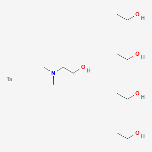 molecular formula C12H35NO5Ta B12090831 2-(dimethylamino)ethanol;ethanol;tantalum 