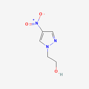 molecular formula C5H7N3O3 B1209088 2-(4-硝基-1H-吡唑-1-基)乙醇 CAS No. 42027-81-6