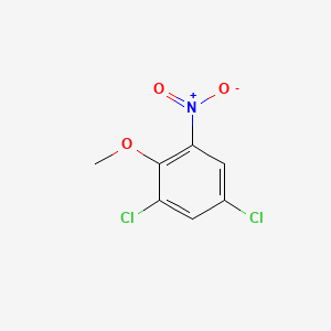 molecular formula C7H5Cl2NO3 B1209098 1,5-Dichloro-2-methoxy-3-nitrobenzene CAS No. 37138-82-2