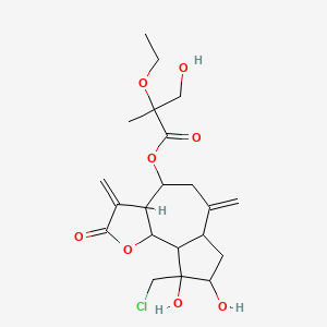 molecular formula C21H29ClO8 B1209102 Chlorohyssopifolin D CAS No. 54278-79-4