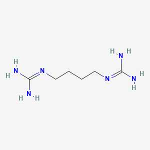 molecular formula C6H16N6 B1209109 Arcaine CAS No. 544-05-8