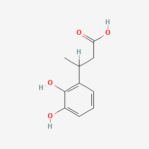 molecular formula C10H12O4 B1209115 3-(2,3-dihydroxyphenyl)butanoic acid CAS No. 83801-01-8