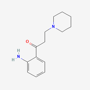 molecular formula C14H20N2O B1209124 1-(N-Piperidino)-3-(2-aminophenyl)-3-oxopropane CAS No. 88580-19-2