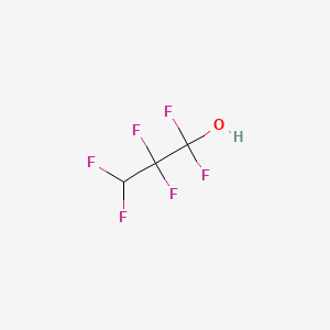molecular formula C3H2F6O B1209127 1-Propanol, hexafluoro- CAS No. 53520-89-1