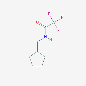 molecular formula C8H12F3NO B12091298 N-(Cyclopentylmethyl)-2,2,2-Trifluoro-Acetamide 