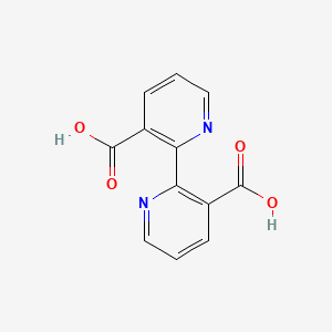 molecular formula C12H8N2O4 B1209140 2,2'-Bipyridine-3,3'-dicarboxylic acid CAS No. 4433-01-6