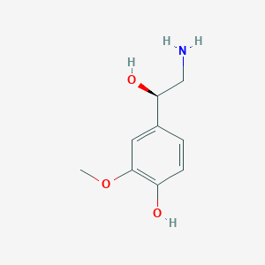 molecular formula C9H13NO3 B1209141 L-Normetanephrine 