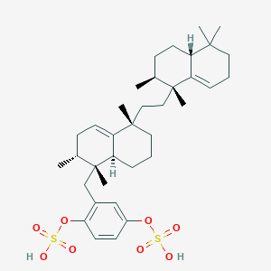 molecular formula C36H54O8S2 B1209142 Toxiusol CAS No. 149764-34-1