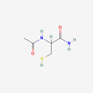 (2R)-2-acetamido-3-sulfanylpropanamide