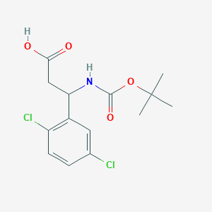 3-Tert-butoxycarbonylamino-3-(2,5-dichloro-phenyl)-propionic acid