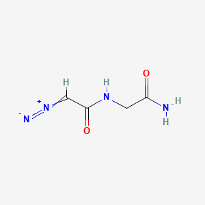 Diazoacetylglycinamide