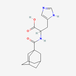 2-[(1-adamantylcarbonyl)amino]-3-(1H-imidazol-4-yl)propanoic acid