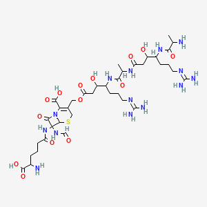 molecular formula C37H62N14O14S B1209170 几丁质伏林 D CAS No. 96684-37-6