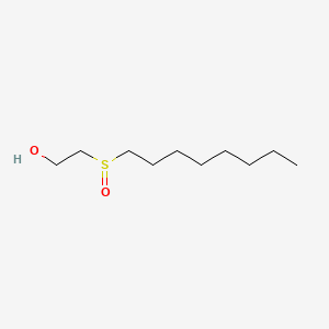 molecular formula C10H22O2S B1209193 Ethanol, 2-(octylsulfinyl)- CAS No. 7305-30-8