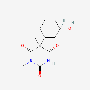 molecular formula C12H16N2O4 B1209205 3'-羟基己巴比妥 CAS No. 427-29-2