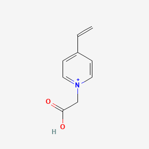 molecular formula C9H10BrNO2 B1209219 Pyridinium,1-(carboxymethyl)-4-ethenyl-, bromide (1:1) CAS No. 72719-54-1