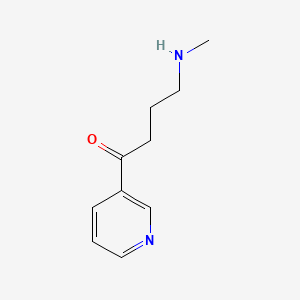 molecular formula C10H14N2O B1209223 Pseudooxynicotine CAS No. 2055-23-4