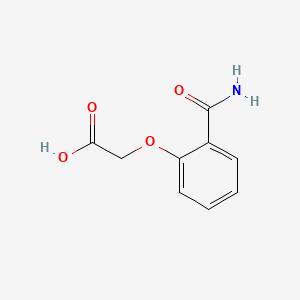 molecular formula C9H9NO4 B1209234 水杨酰胺O-乙酸 CAS No. 25395-22-6