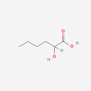 molecular formula C6H12O3 B1209235 2-Hydroxyhexanoic acid CAS No. 6064-63-7