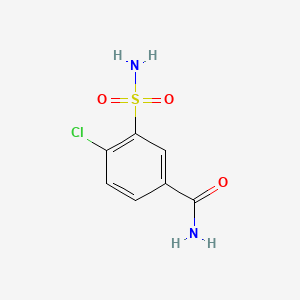 molecular formula C7H7ClN2O3S B1209249 Sulclamide CAS No. 2455-92-7