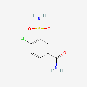 molecular formula C7H7ClN2O3S B1209249 磺酰胺 CAS No. 2455-92-7