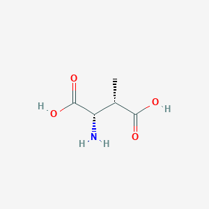 molecular formula C5H9NO4 B1209255 threo-3-methyl-L-aspartic acid CAS No. 6061-13-8