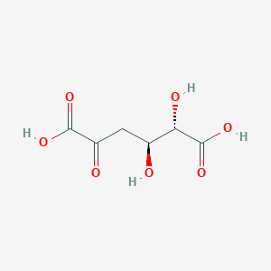 molecular formula C6H8O7 B1209256 2-dehydro-3-deoxy-D-glucaric acid 