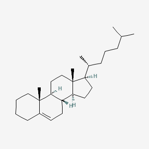 molecular formula C27H46 B1209259 Cholest-5-ene CAS No. 570-74-1