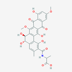 molecular formula C29H25NO12 B1209261 7-Methoxypradimicinone II 