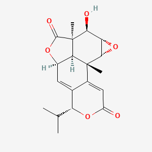 molecular formula C19H22O6 B1209263 Ponalactone A CAS No. 33722-77-9