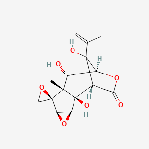 molecular formula C15H18O7 B1209264 Hyenanchin CAS No. 3484-46-6
