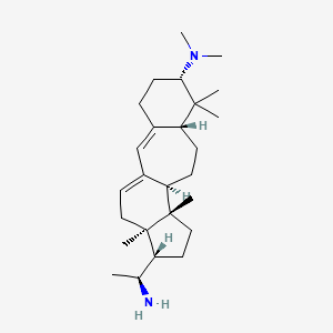 molecular formula C26H44N2 B1209267 Buxamine E CAS No. 14317-17-0