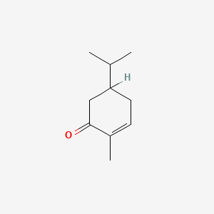 molecular formula C10H16O B1209278 5-Isopropyl-2-methyl-2-cyclohexen-1-one CAS No. 43205-82-9
