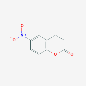 molecular formula C9H7NO4 B1209284 6-Nitro-2-chromanone CAS No. 20920-99-4