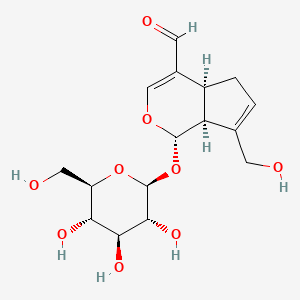 molecular formula C16H22O9 B1209286 塔伦诺苷 CAS No. 61081-59-2