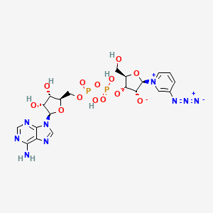 molecular formula C20H25N9O13P2 B1209288 3-Azidopyridine-adenine dinucleotide CAS No. 50695-15-3