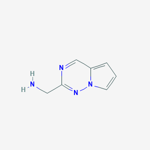 1-{Pyrrolo[2,1-F][1,2,4]triazin-2-YL}methanamine