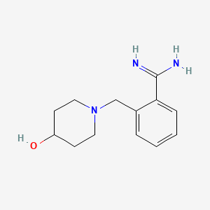 2-(4-Hydroxy-piperidin-1-ylmethyl)-benzamidine