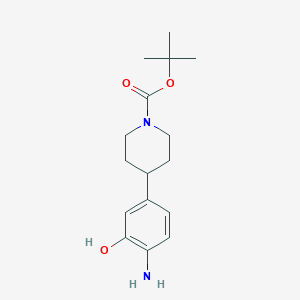 tert-Butyl 4-(4-amino-3-hydroxyphenyl)piperidine-1-carboxylate