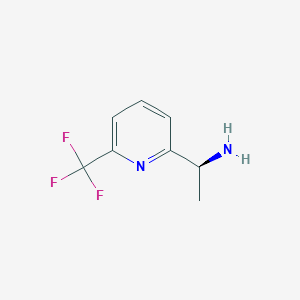 (S)-1-(6-(Trifluoromethyl)pyridin-2-yl)ethan-1-amine