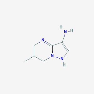 B120931 6-Methyl-4,5,6,7-tetrahydropyrazolo[1,5-a]pyrimidin-3-amine CAS No. 148777-83-7