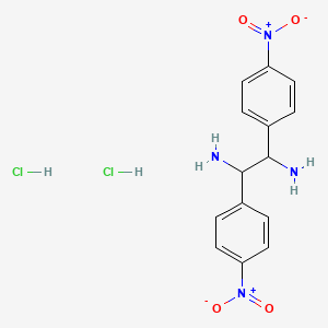 molecular formula C14H16Cl2N4O4 B12093136 (1S, 2S)-1,2-Bis(4-nitrophenyl)ethylenediamine dihydrochloride 