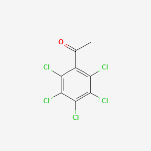 molecular formula C8H3Cl5O B1209322 1-(Pentachlorophenyl)ethanone CAS No. 25201-35-8