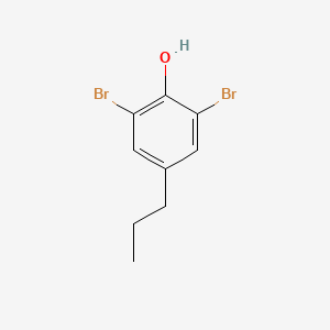 molecular formula C9H10Br2O B12093230 2,6-Dibromo-4-propylphenol CAS No. 61305-62-2